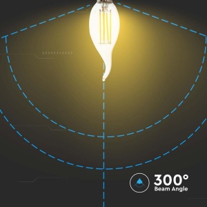 BEC LED FILAMENT E14 4W 6500K - Img 6