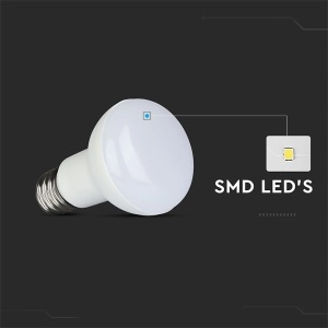 BEC LED R63 E27 8.5W 3000K ALB CALD - Img 5