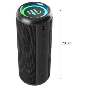 Boxa portabila GoGEN DANCEE BS 350B, 20 W, 7.4 V/2500 mAh, Bluetooth, TWS, intrare AUX, IPX 6, negru - Img 8