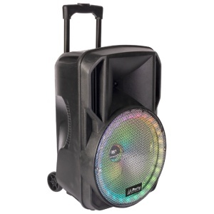 BOXA PORTABILA ILUMINATA LED 15"/38CM 50W RMS CU USB/SD/BT/FM - Img 2