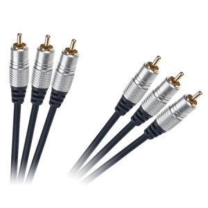 CABLU 3RCA-3RCA 1.5M GOLD - Img 1