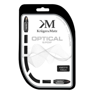 CABLU OPTIC TOSLINK-TOSLINK 1.0M KRUGER&MATZ - Img 3