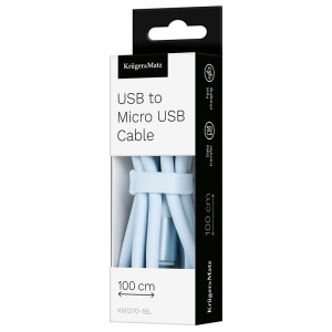 CABLU SILICON USB-MICRO USB 1M BASIC KRUGER&MATZ - Img 4
