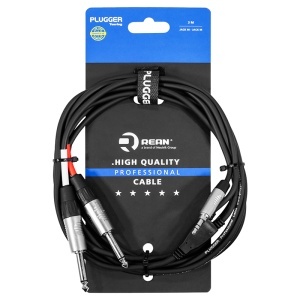 CABLU Y JACK TATA 3.5M STEREO - 2X JACK 6.35MM MONO 3M - Img 3
