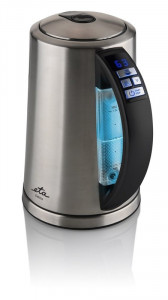 Cana electrica fierbator ETA Elektra 3597, 2200 W, 1.5 L, otel inoxidabil, iluminare colora