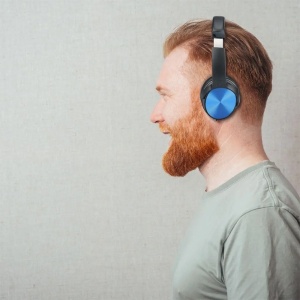 CASCA WIRELESS BLUETOOTH - ALBASTRU - Img 3