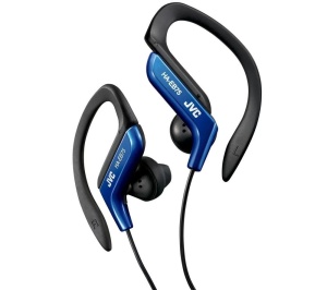 Casti sport JVC HA-EB75, Cu Fir, In-Ear, Confort si Stabilitate la Miscare, Albastru