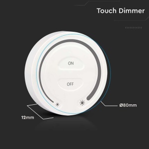 CONTROLLER BANDA LED TOUCH LUMINA ALBA - ALB - Img 5