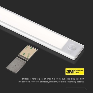 CORP ILUMINAT LED 2.5W 4000K IP20 CU SENZOR MISCARE - ARGINTIU - Img 8