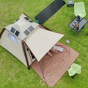 CORT CAMPING SOLAR 52W 2000MAH 2-3 PERSOANE - Img 6