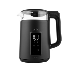 Fierbator electric ETA Elena ETA9595 90000, 2200W, 1,7 litri, temperatura reglabila 40-100°C, afisaj LED, functie de mentinere la cald, negru - Img 6