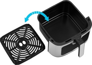 Friteuza cu aer cald ECG AF 8000 Crusty XL, 7 litri, 1700 W, control digital, 8 programe, temperatura 80-200°C - Img 17