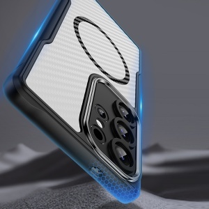 HUSA PROTECTIE CARBON DEFENDER MAG SAMSUNG S25 ULTRA - NEGRU - Img 6