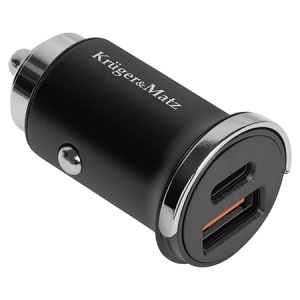 INCARCATOR AUTO USB / TYPE C QC PD 30W KRUGER&MATZ - Img 1