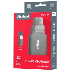 INCARCATOR RETEA MICRO USB 2.1A REBEL - Img 3