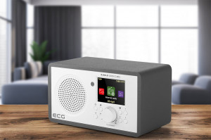 Internet radio ECG B.BOLD 3200 Cubo, FM, Bluetooth, Li-Ion 3,7V/2000 mAh, 3W RSM, telecomanda, carcasa din lemn - Img 18