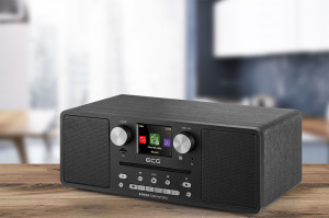 Internet radio ECG B.BOLD 7200 Intero Black, FM + DAB, stereo 2 × 10 W, CD audio si MP3, Bluetooth, USB, carcasa lemn, negru - Img 19