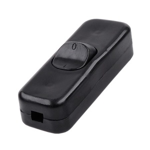 INTRERUPATOR PE FIR 3A/250V NEGRU - Img 1