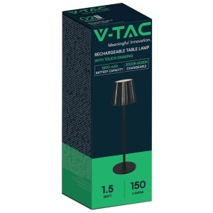 LAMPA LED 1.5W 3IN1 CU ACUMULATOR - NEGRU - Img 4