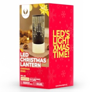 LAMPA LED MODEL CRACIUN - NEGRU/AURIU - Img 3