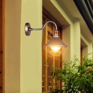 LAMPA MONTAJ PERETE SOCLU E27 IP65 - ROSE/GOLD - Img 4