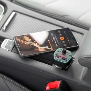 MODULATOR FM AUDIO BLUETOOTH QC 3.0 2X USB - Img 7