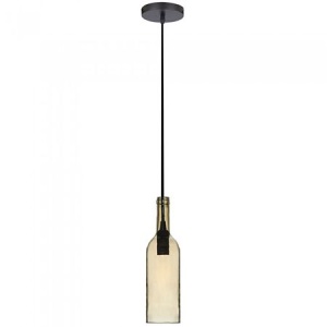 PENDUL TAVAN MODEL STICLA VIN CULOARE CHIHLIMBAR