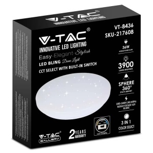PLAFONIERA LED 36W 48CM 3 IN 1 - MODEL STELUTE - Img 12