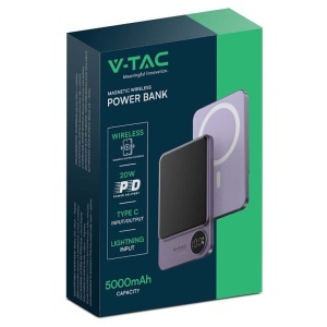 POWER BANK ULTRA SLIM 5000MAH WIRELESS FAST CHARGING - Img 3