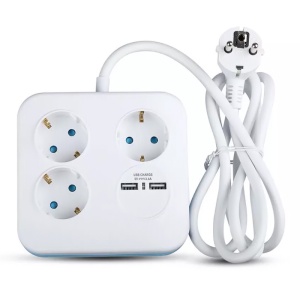 PRELUNGITOR CUBIC 3X1.5MM 1.4M 4 CAI 16A + 2 USB 2.1A - Img 4