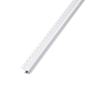 PROFIL ALUMINIU PENTRU BANDA LED MONTAJ RIGIPS COLT INTERIOR 2M MAT - Img 1