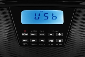 Radio CD Player ECG CDR 550, 2 x 1.5 W RMS, tuner FM cu memorie 40 de posturi,USB, negru - Img 7