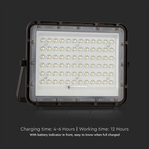 REFLECTOR CU INCARCARE SOLARA 15W 1200LM 4000K - NEGRU - Img 4