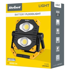 REFLECTOR LED 2X 9.5W COB ACUMULATOR 3.7V 5AH REBEL - Img 10