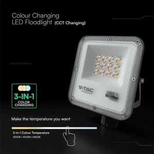 REFLECTOR LED SMD 10W 3IN1 IP65 CIP CREE- NEGRU/GRI - Img 10
