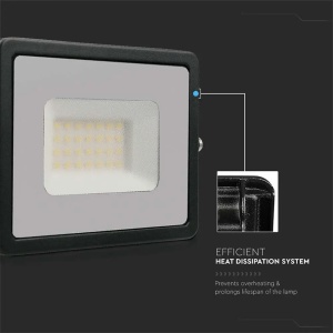 REFLECTOR LED SMD 30W 4000K IP65 - NEGRU - Img 8