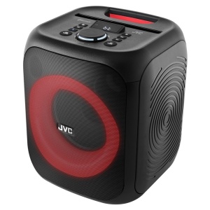 RESIGILAT - Boxa portabila JVC XS-EP314B, 60W, LED, Bluetooth, Karaoke, AUX, intrare USB, TWS, Microfon, Negru - Img 2
