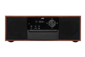 RESIGILAT - Microsistem audio JVC RD-E761, 16 W, Bluetooth, FM, player CD, USB, conversie CD audio in mp3, intrare AUX, lemn - Img 2