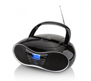 Radio cu CD si Bluetooth GoGEN CDM 388 SUBT S, 4 W, MP 3, USB, SD, AUX, ceas