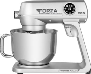RESIGILAT - Robot de bucatarie ECG FORZA 6600 Metallo Argento, 1800 W, 6,5 litri, LCD, sistem de amestecare planetar - Img 18