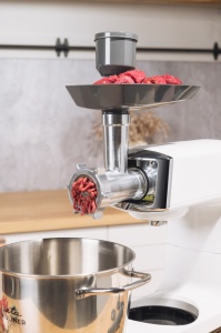 Robot de bucatarie ETA Gratus Kuliner II Origin 2038 90000, 1700 W, bol 6.7 litri + bol 3.5 litri, design integral din metal, LED, control tactil - Img 12