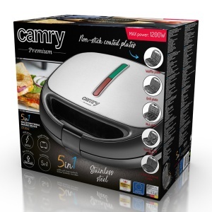 SANDWICH MAKER 5 IN 1 CR 3042 CAMRY - Img 10