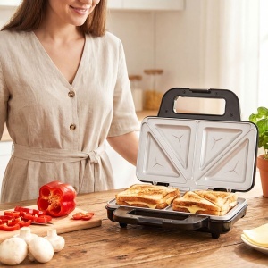 SANDWICH MAKER CERAMIC XXL 900W TEESA - Img 9