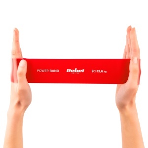 SET 5 BENZI ELASTICE LATEX MINI BAND 2-18KG REBEL ACTIV - Img 5