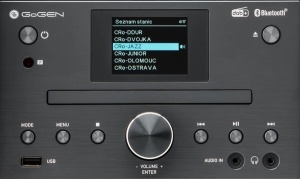 Sistem audio GoGEN MSC 472 BTDAB, 2 x 15 W, Bluetooth, CD, DAB+/FM, LCD color, telecomanda, gri - Img 8