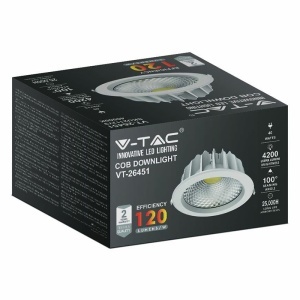 SPOT LED COB INCORPORABIL 40W 4500K ALB NEUTRU - Img 14