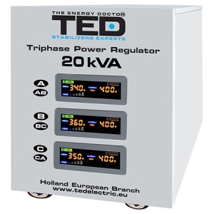 STABILIZATOR TENSIUNE TRIFAZAT SERVO 20KVA