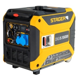 Stager DigiS 5500i Generator digital invertor insonorizat 5.5kW, monofazat, benzina, autonomie pana la 6h - Img 6