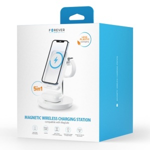 STATIE INCARCARE 5 IN 1 CU INCARCARE WIRELESS MAGNETIC - ALB - Img 19