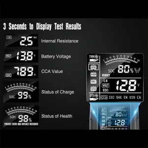 TESTER DIGITAL ACUMULATORI 12V / 24V - Img 8